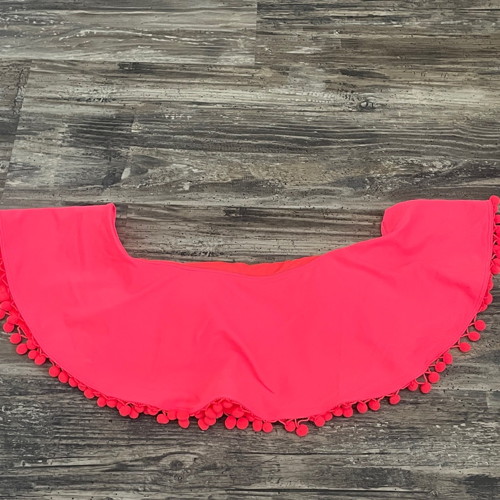 NWT Aerie Neon Pink Off-Shoulder Swim Top